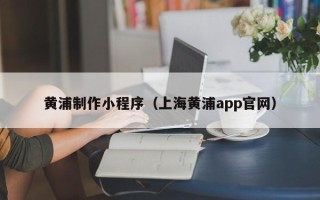 祁阳黄浦制作小程序（上海黄浦app官网）