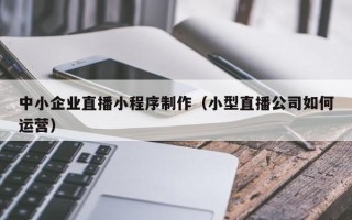 祁阳中小企业直播小程序制作（小型直播公司如何运营）